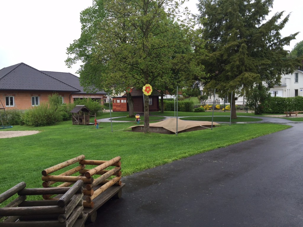 Gelungene Gartenanlage für Kindergarten und Krabbelstube SPÖ Bad Wimsbach