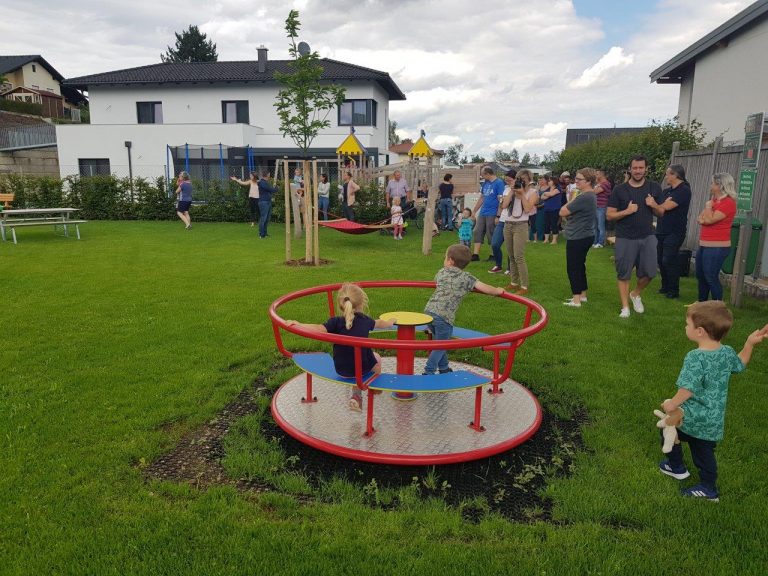 Neuer Spielplatz in der Eichenstraße eröffnet | SPÖ Bad Wimsbach